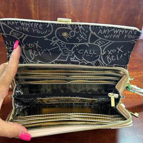 Betsy Johnson Floral Wristlet Wallet - Picture 5 of 6